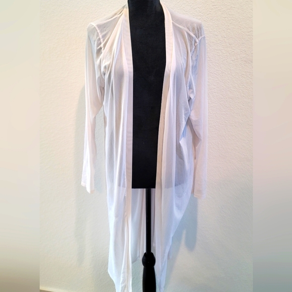 White Swimsuit Cover Up - Picture 13 of 14